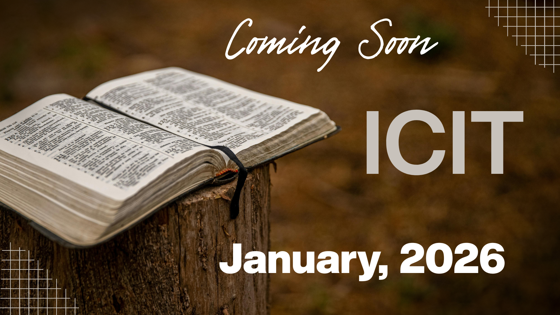 ICIT Classes Begin in January