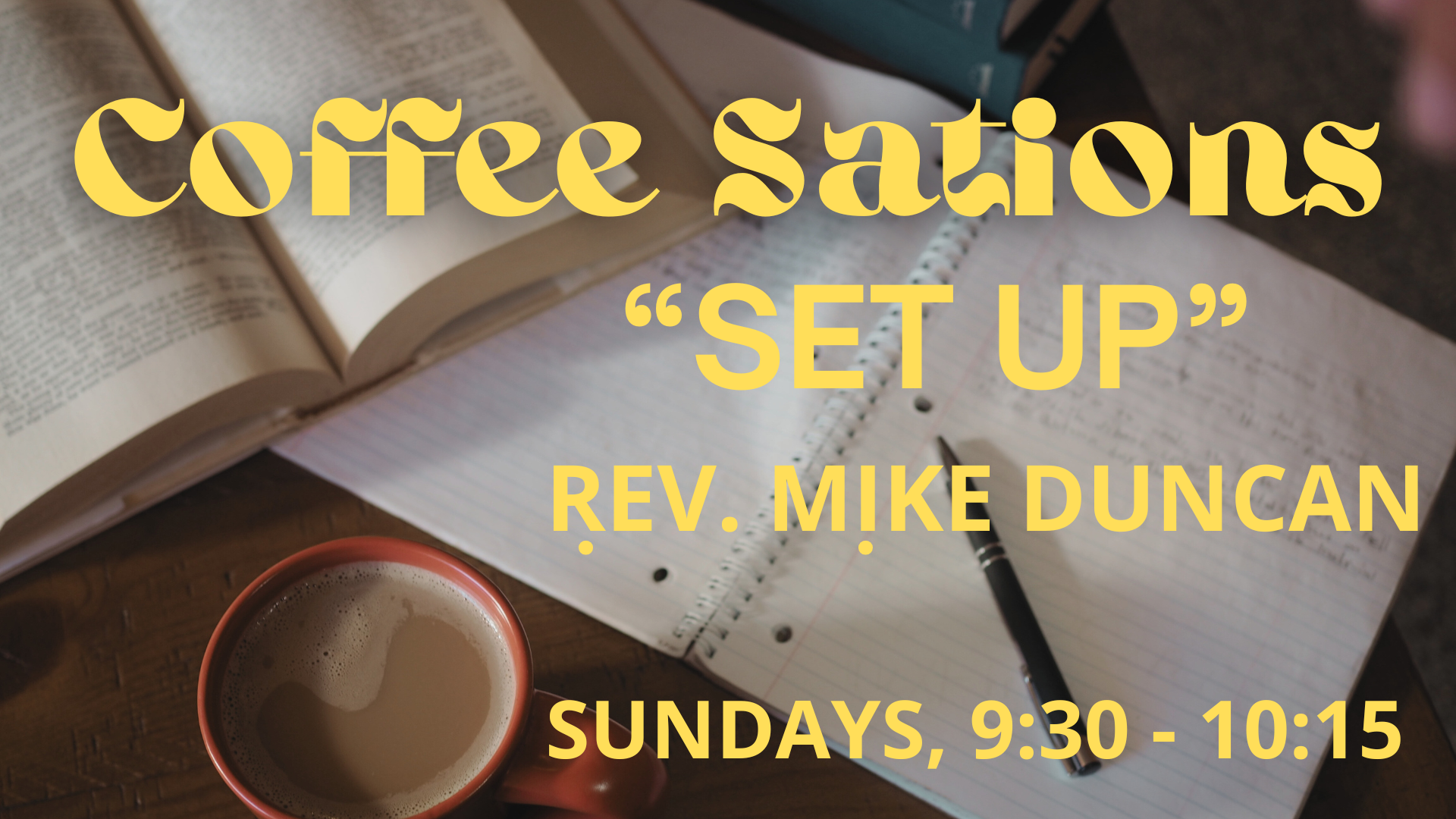 October Coffeesations with Mike Duncan