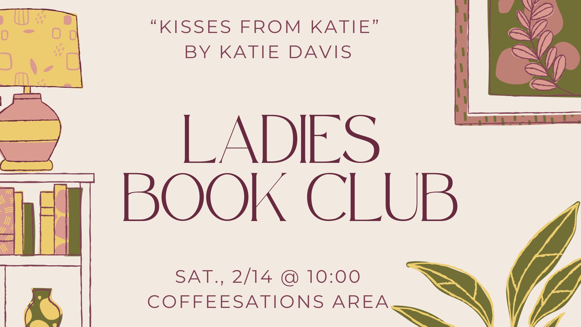 Women’s Book Club: “Kisses for Katie” Women’s Book Club: “Kisses for Katie”
