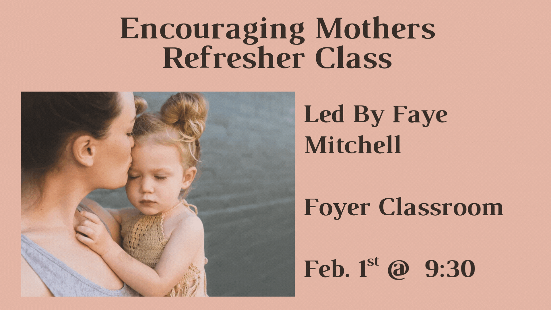 Encouraging Mothers Refresher Course
