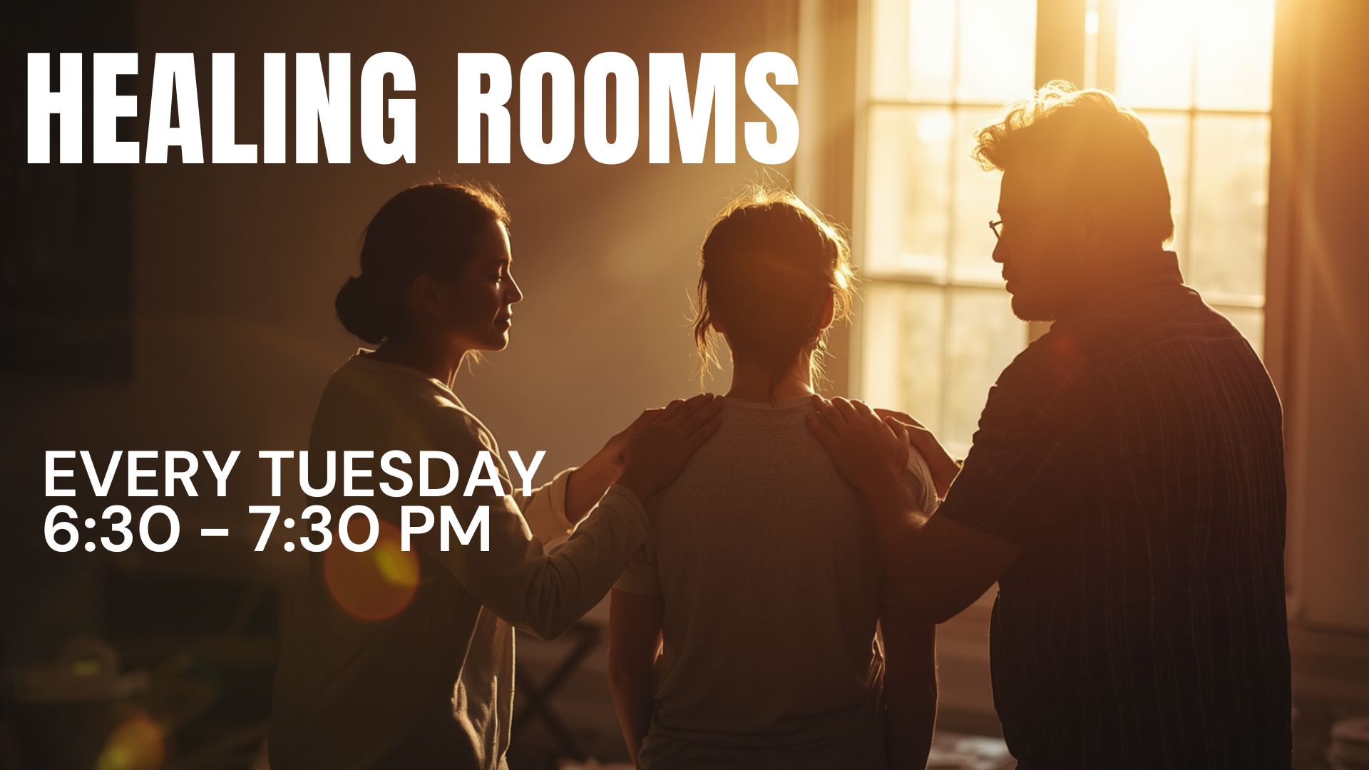 Healing Rooms is Open Every Tuesday Evening 6:30 – 7:30