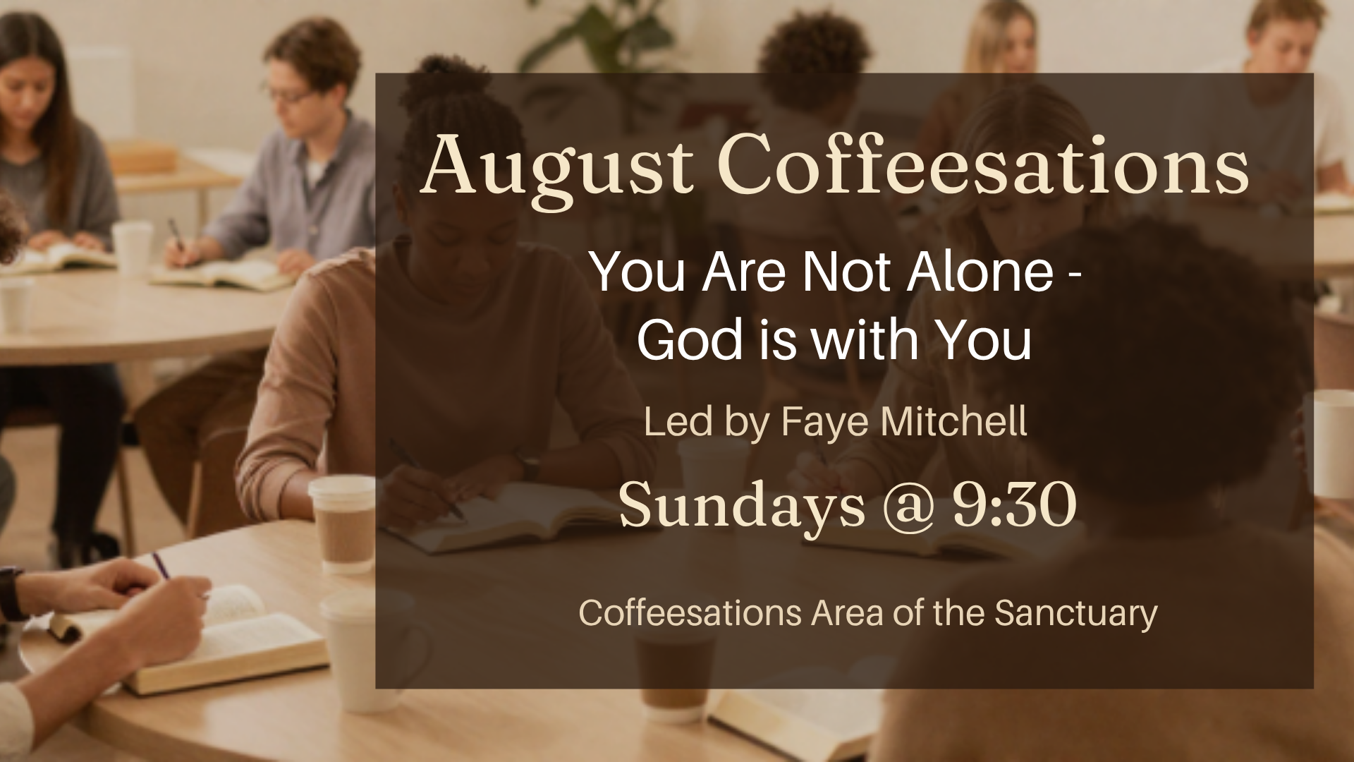 Missed Sunday’s Coffesation? Listen to the Recording Missed Sunday’s Coffesation? Listen to the Recording