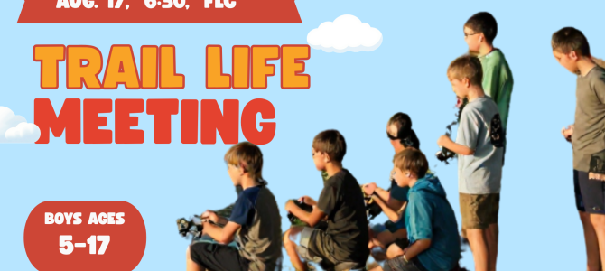 Trail Life Kicking Off New Season on Monday, September 17