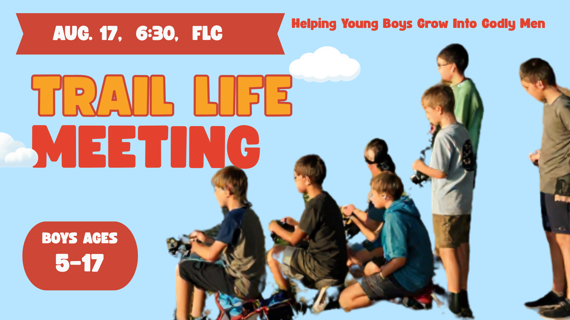 Trail Life Kicking Off New Season on Monday, September 17 Trail Life Kicking Off New Season on Monday, September 17