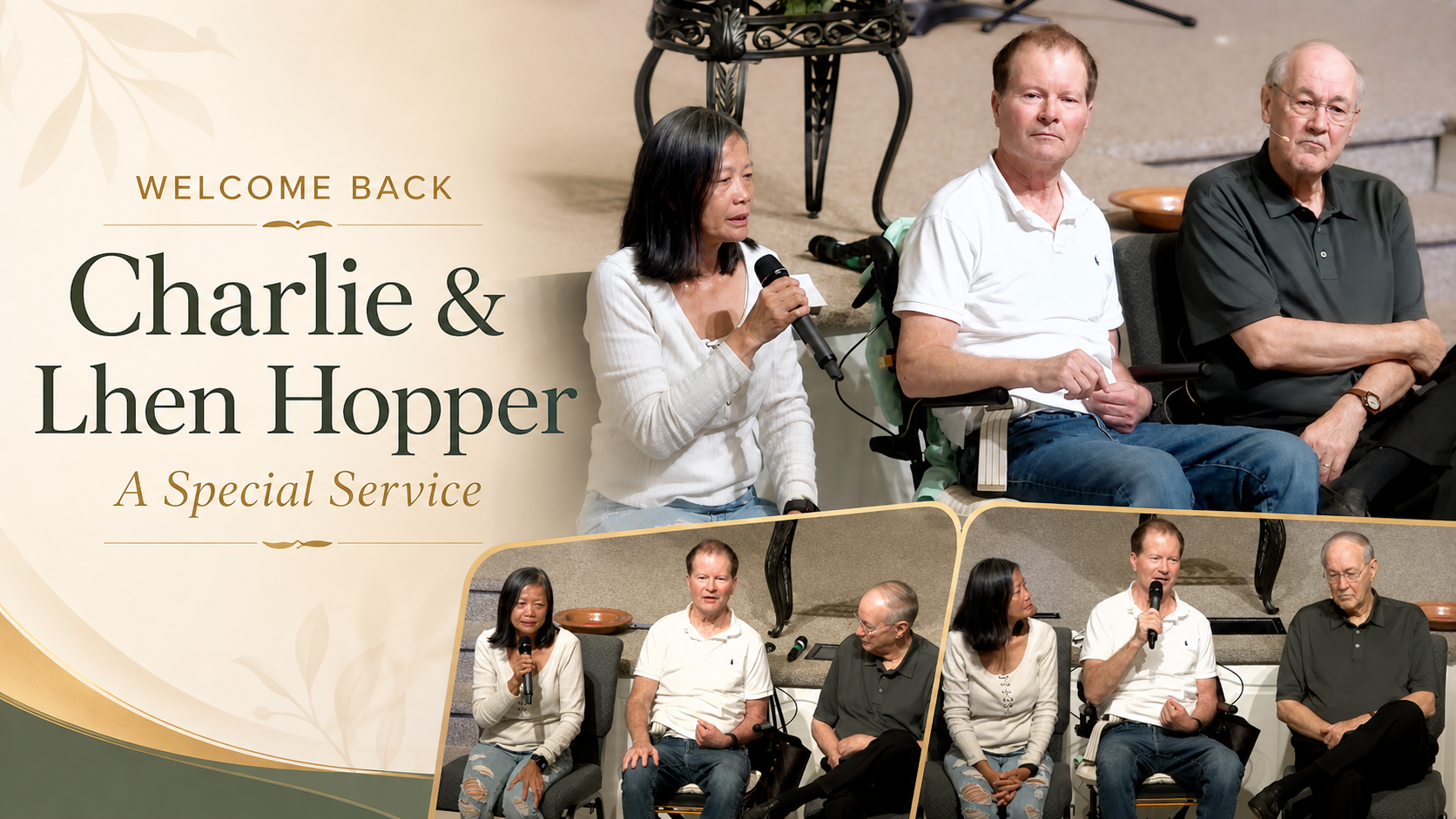 Our Special Service with Pastor Charlie and Lhen Hopper Our Special Service with Pastor Charlie and Lhen Hopper