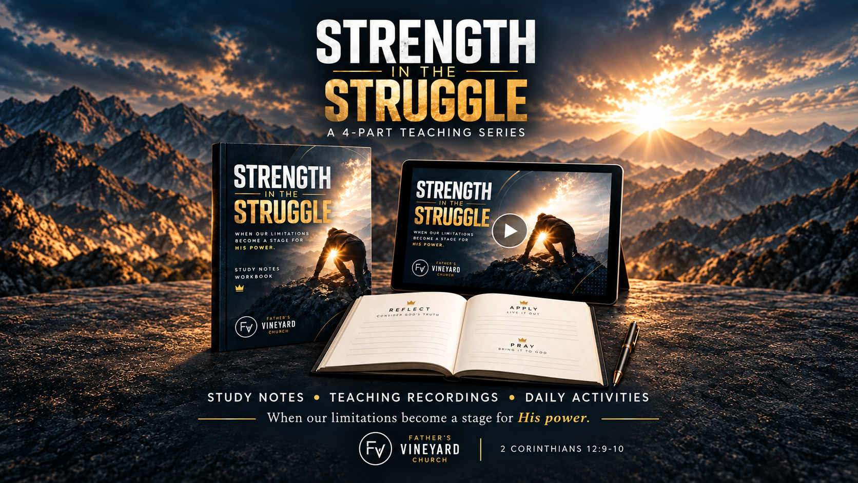 4 week teaching series Strength in the Struggle Now Available!