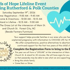 Hands of Hope Lifeline Event