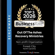 Out of the Ashes Recovery Ministry July Prayer Newsletter